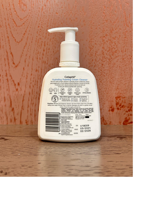 Cetaphil Hydrating Foaming Cream Cleanser [ 236 ML ]