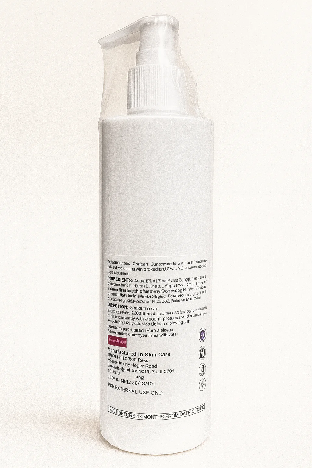 CHILLSUN Sunscreen SPF 55 PA++++ Body Sunscreen Lotion