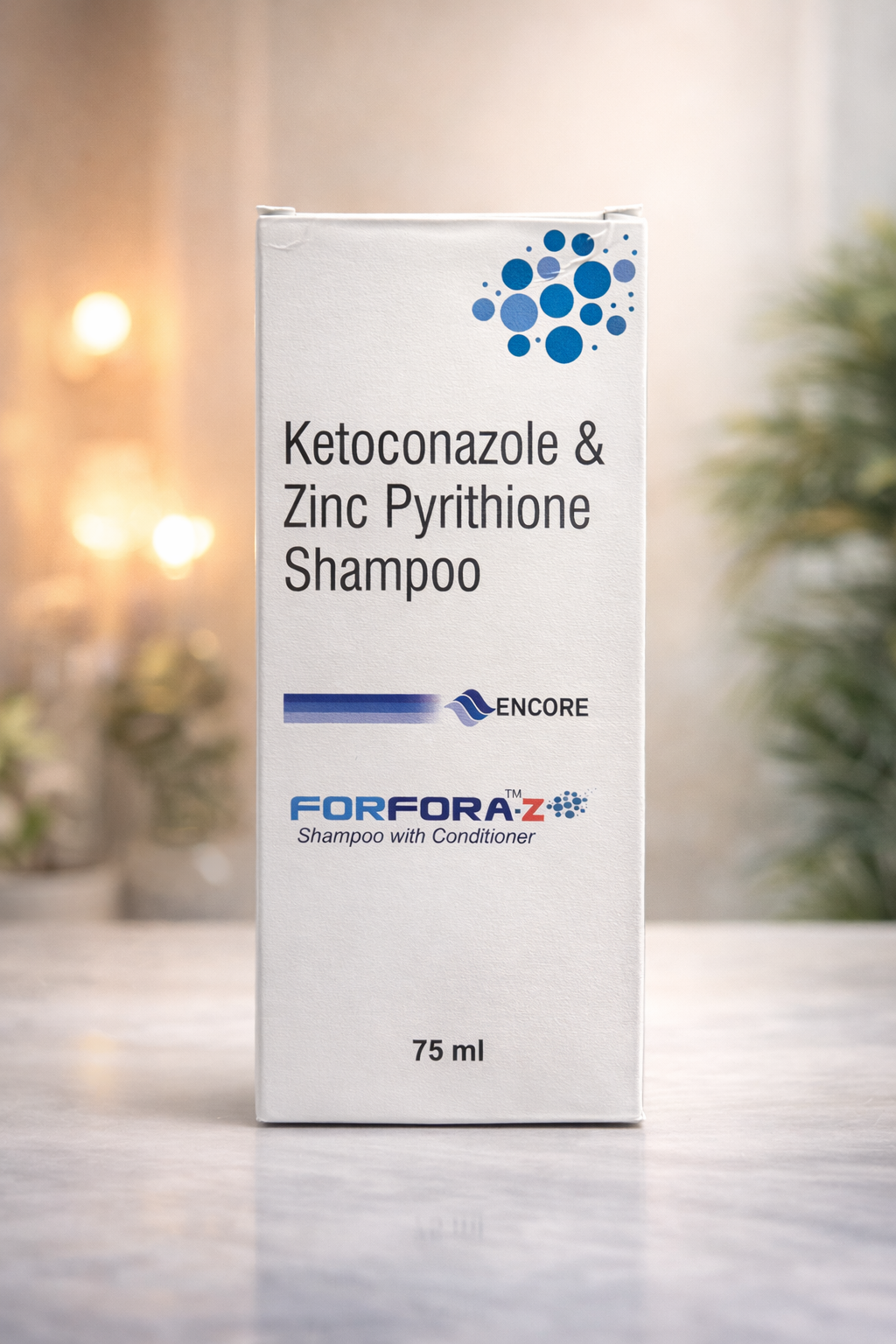 FORFORA-Z Shampoo with Conditioner (Ketoconazole & Zinc Pyrithione)