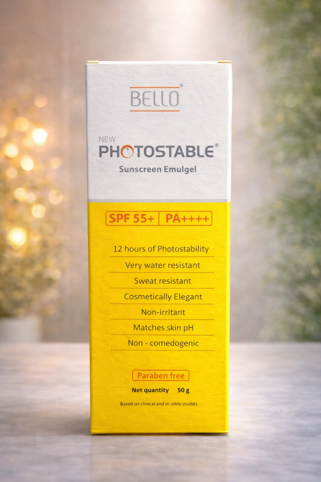 PHOTOSTABLE Sunscreen Emulgel (SPF 55+ PA++++)