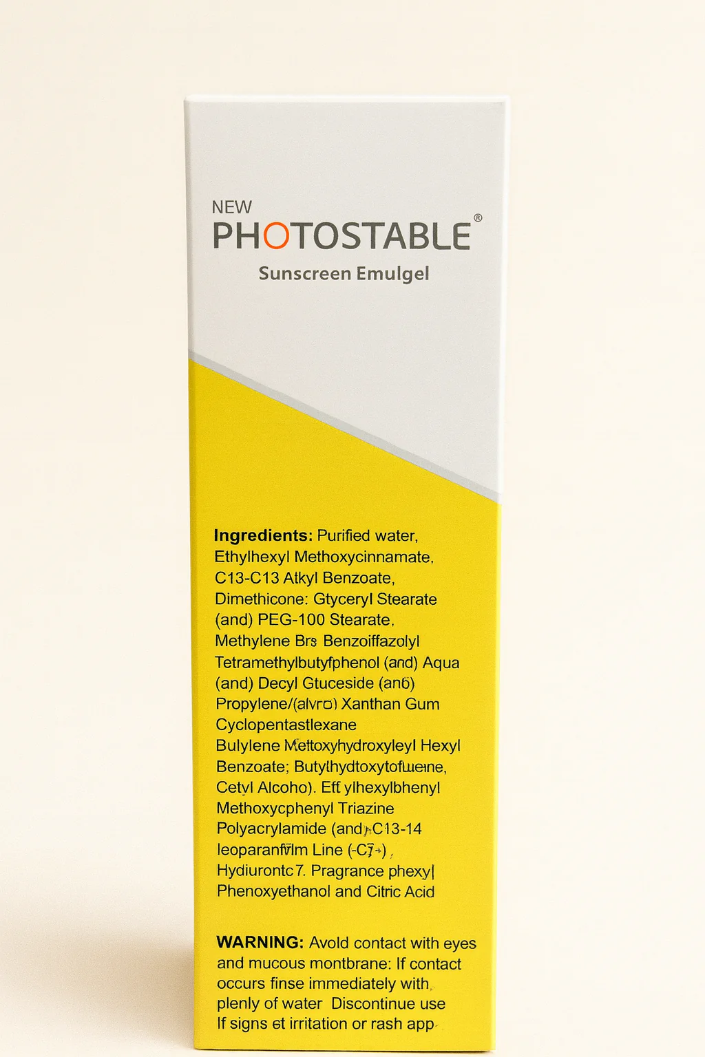 PHOTOSTABLE Sunscreen Emulgel (SPF 55+ PA++++)